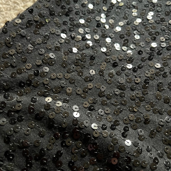 Dots black sparkly tank top - Picture 2 of 3
